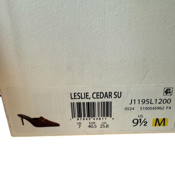 Veronica Beard Leslie suede mule brown. 9.5 NWT heel - Picture 12 of 12